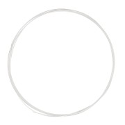 0.9mm 925 Sterling Silver Hard round wire - hardened - beaded effect x1m