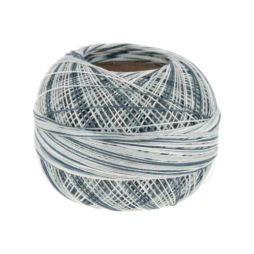 Cotton yarn Lizbeth size 40 - Artic Evening n°9100 x274m