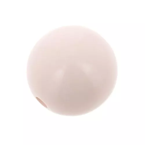 6mm Opaque resin bead - Pastel Pink x10