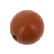 6mm Opaque resin bead - Terracotta x10|raw }}