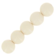 4mm Opaque resin bead - Ivory x15|raw }}