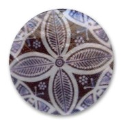 Mother-of-Pearl printed sequin 50mm Dark Blue x1|raw }}