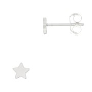 4mm 925 Sterling Silver Star earstuds x2|raw }}