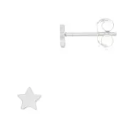 4mm 925 Sterling Silver Star earstuds x2