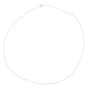 925 Sterling Silver 1.45mm Ball mesh choker x50cm|raw }}