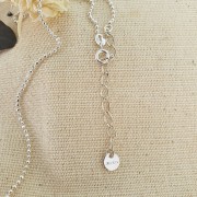 6mm 925 Sterling Silver Engraved Round Sequins AG925 x10