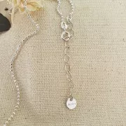 6mm 925 Sterling Silver Engraved Round Sequins AG925 x10