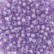 Miyuki Seed beads 11/0 574 - Dyed Lilac Silver Lined Alabaster|raw }}