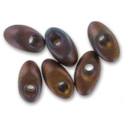 Long Magatama Miyuki 4x7mm LMA-2005- Mat Met Dark Rasp. Iris x 10g|raw }}
