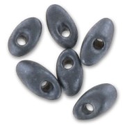 Long Magatama Miyuki 4x7mm LMA-2001 - Mat Gunmetal x 10g|raw }}