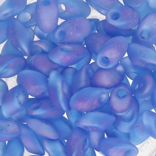 Long Magatama Miyuki 4x7mm LMA-150FR - Mat Tr Sapphire AB x 10g