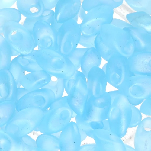 Long Magatama Miyuki 4x7mm LMA-148FR - Mat Aquamarine AB x 10g