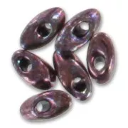 Long Miyuki Magatama 4x7 mm LMA-460 - Dark Raspberry Metallic x10g