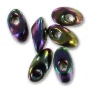 Long Magatama Miyuki 4x7mm LMA-454 - Met Dark Plum Iris x 10g