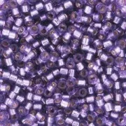 Miyuki Delica 11/0 DB1343 - Dyed Silver Lined Lilac