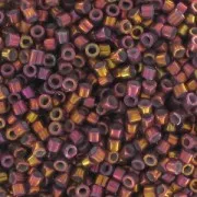 Miyuki Delica 11/0 DB1013 - Metallic Tea Berry Gold Iris
