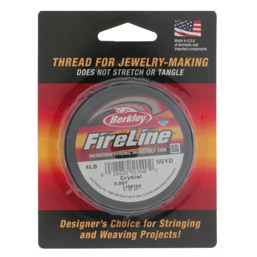 Fireline Thread - Fused Braid 0.10 mm (4LB) Crystal x50 m