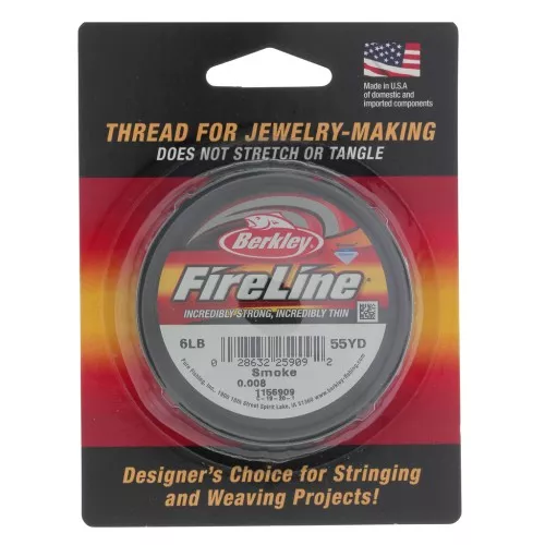 Fireline Thread - Fused Braid 0.12 mm (6LB) Smoke x50 m