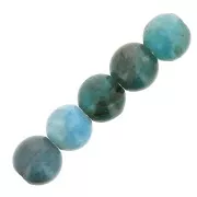 4mm Round gemstone beads - Apatite x20