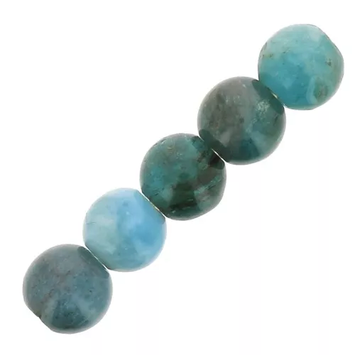4mm Round gemstone beads - Apatite x20