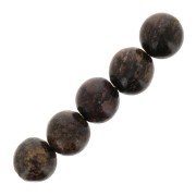4mm Round gemstone beads - Bronzite x20|raw }}