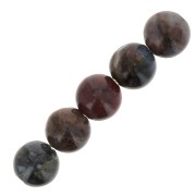 4mm Round gemstone beads - Pietersite x20|raw }}
