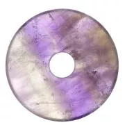 30mm Donuts gemstone - Amethyst x1