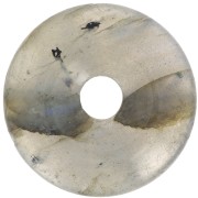 30mm Donuts gemstone - Labradorite x1|raw }}