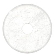 30mm Donuts gemstone - Crystal Quartz x1|raw }}