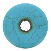 29mm Donuts gemstone - Imitation Turquoise x1