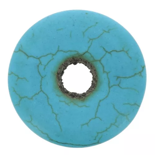 29mm Donuts gemstone - Imitation Turquoise x1