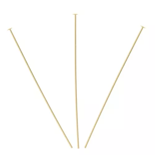 44x0.6mm Gold-Filled Head Pins x10