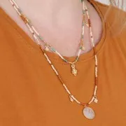 6x2mm 925 Sterling Silver Faceted tubes - Fine Gold Plated x10