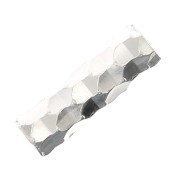 6x2mm 925 Sterling Silver Faceted tubes x10|raw }}