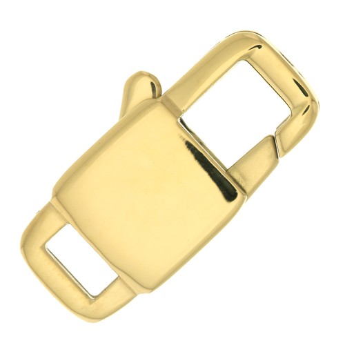 22mm 316L Stainless Steel Lobster Clasp - Gold Tone x1