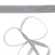 Velvet ribbon 9mm Light Grey x1m|raw }}