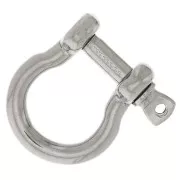 31.5x29mm 304 Stainless Steel shackle Clasp x1