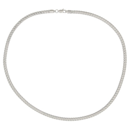304 Stainless Steel 4mm English mesh choker x45cm