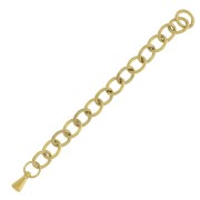 55mm 316L Stainless Steel Extension chain - cable - Gold plated x1|raw }}