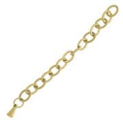 55mm 316L Stainless Steel Extension chain - cable - Gold plated x1|raw }}