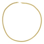 4.5mm 304 Stainless Steel Palmier Mesh Chain - Gold Tone x50cm