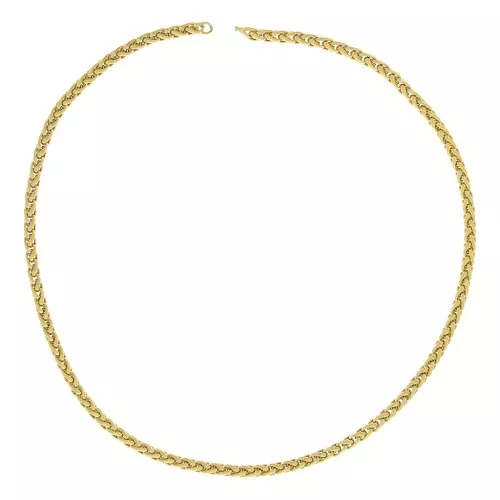 4.5mm 304 Stainless Steel Palmier Mesh Chain - Gold Tone x50cm