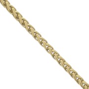 4.5mm 304 Stainless Steel Palmier Mesh Chain - Gold Tone x50cm