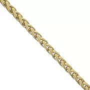 4.5mm 304 Stainless Steel Palmier Mesh Chain - Gold Tone x50cm
