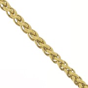 7.8mm 304 Stainless Steel Palmier Mesh Chain - Gold Tone x50cm|raw }}