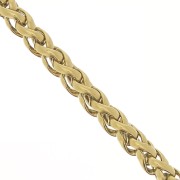 7.8mm 304 Stainless Steel Palmier Mesh Chain - Gold Tone x50cm