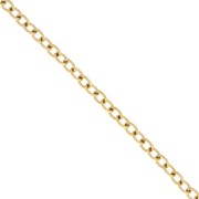 6mm 316L Stainless Steel cable Mesh Chain - Gold Tone x50cm