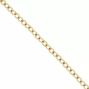 6mm 316L Stainless Steel cable Mesh Chain - Gold Tone x50cm