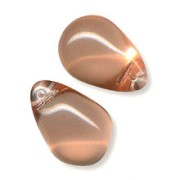 Drops 12x18mm Rosaline/Peach x5|raw }}