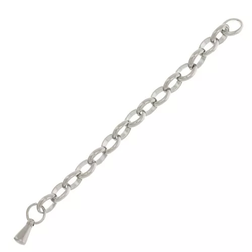 55mm 316L Stainless Steel Extension Belcher chain x1